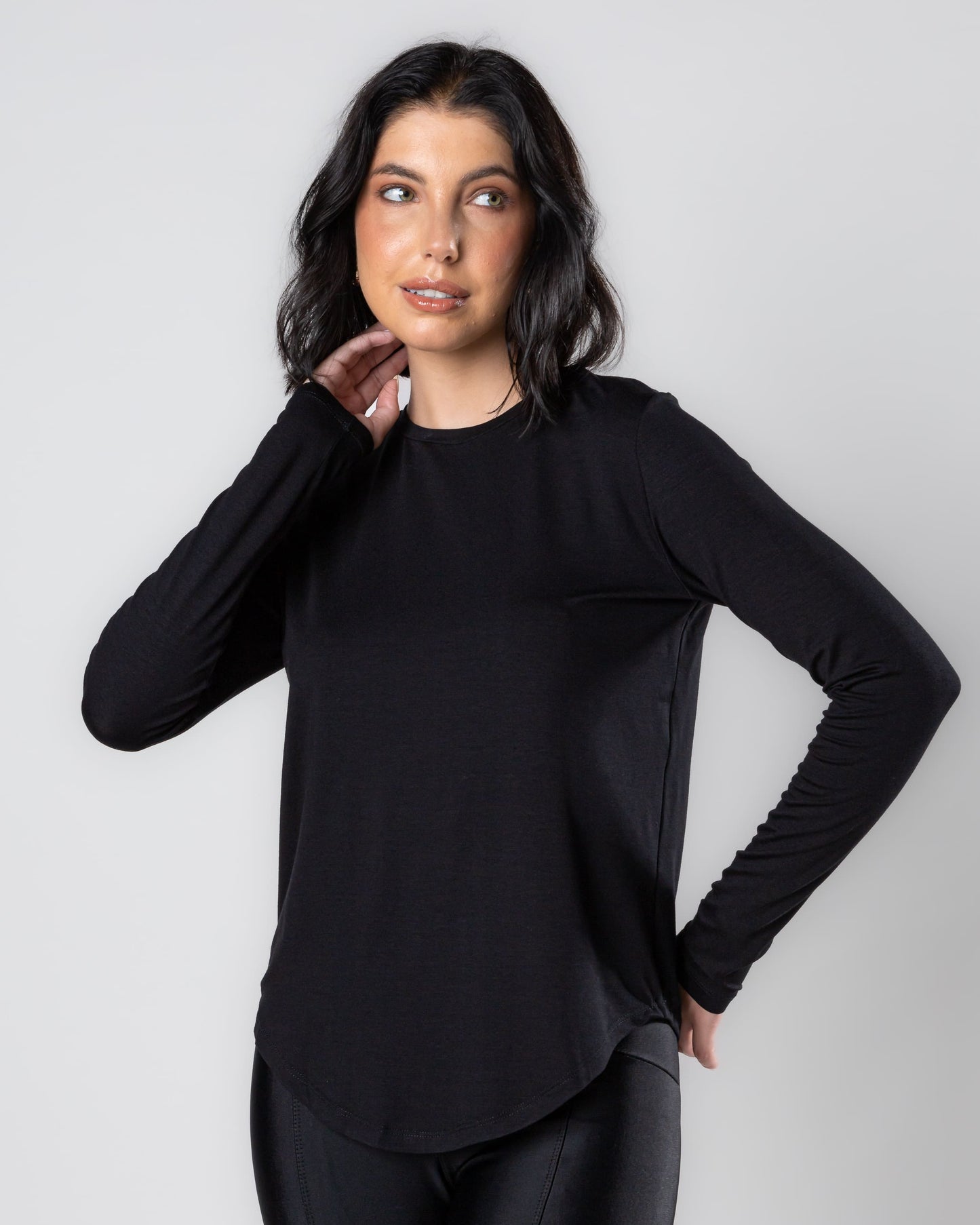 The Essential Long Sleeve, Black