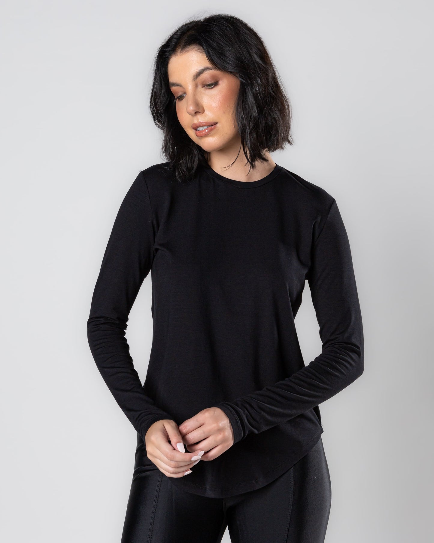The Essential Long Sleeve, Black