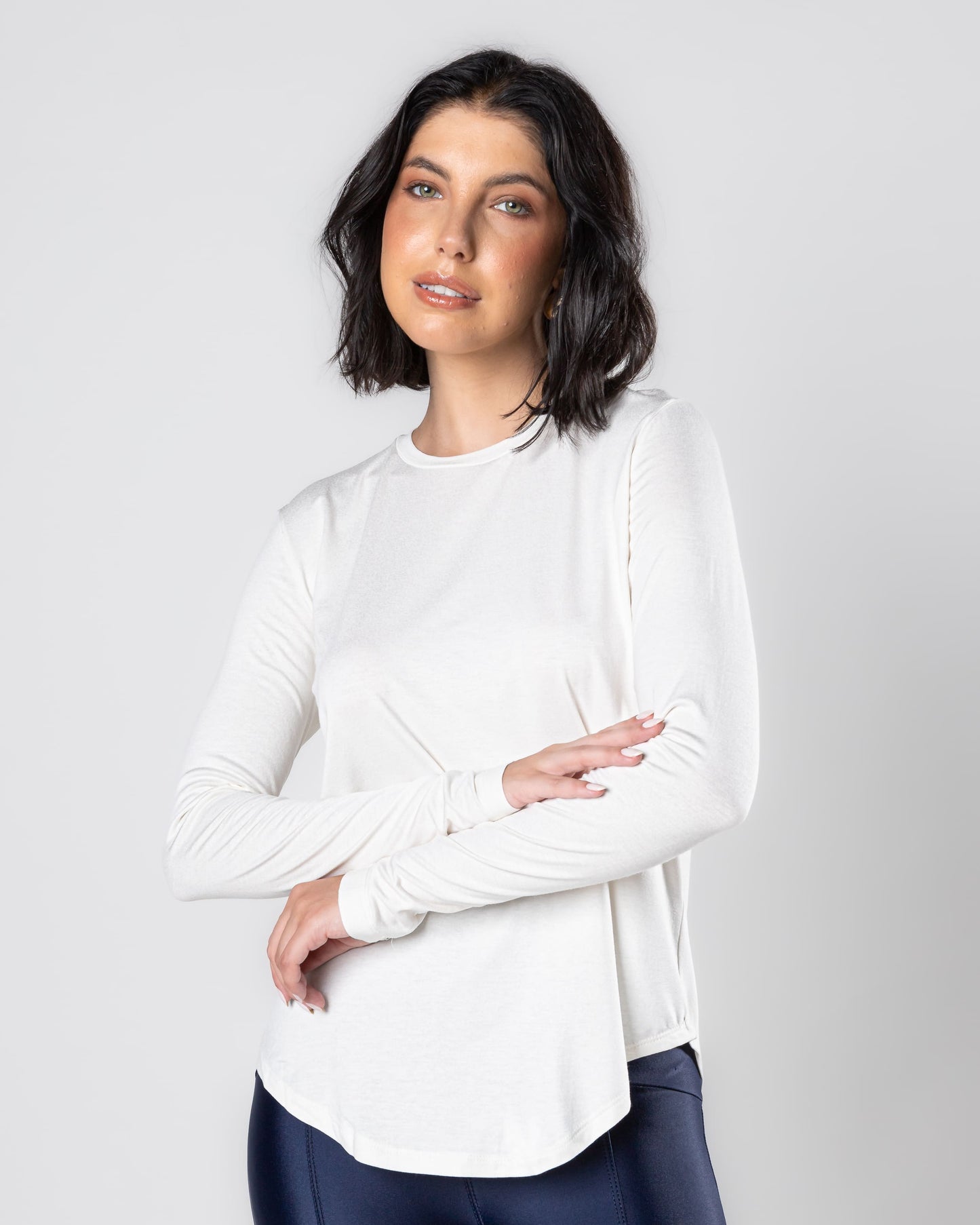 The Essential Long Sleeve, Off-white