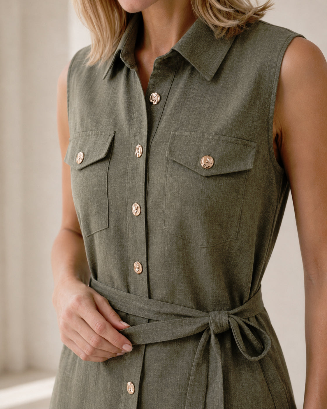 Positano Set, Khaki Green