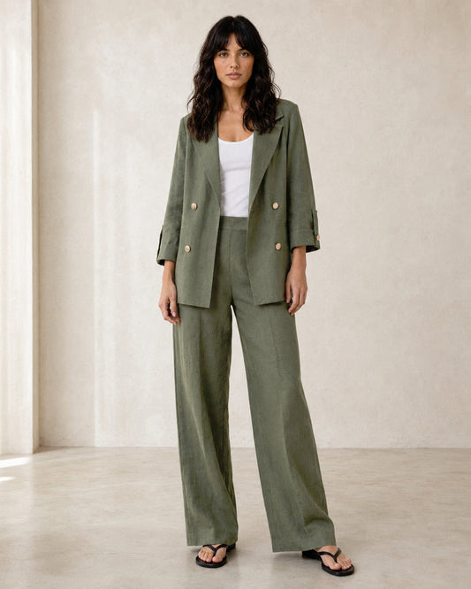 Cetara Set, Kakhi Green