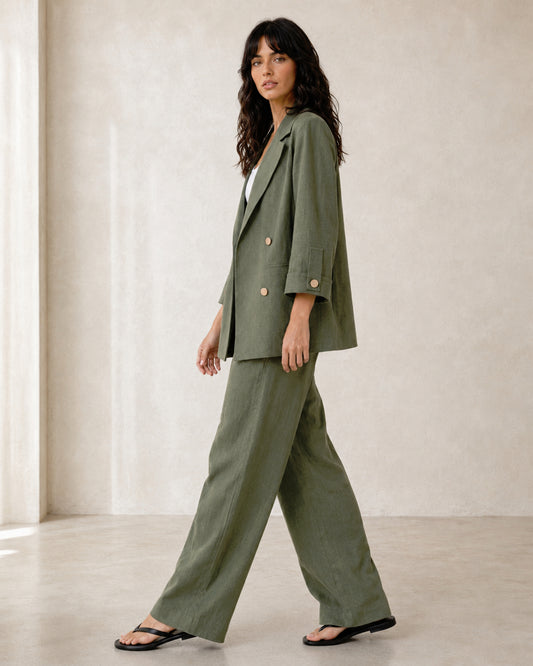 Cetara Set, Kakhi Green
