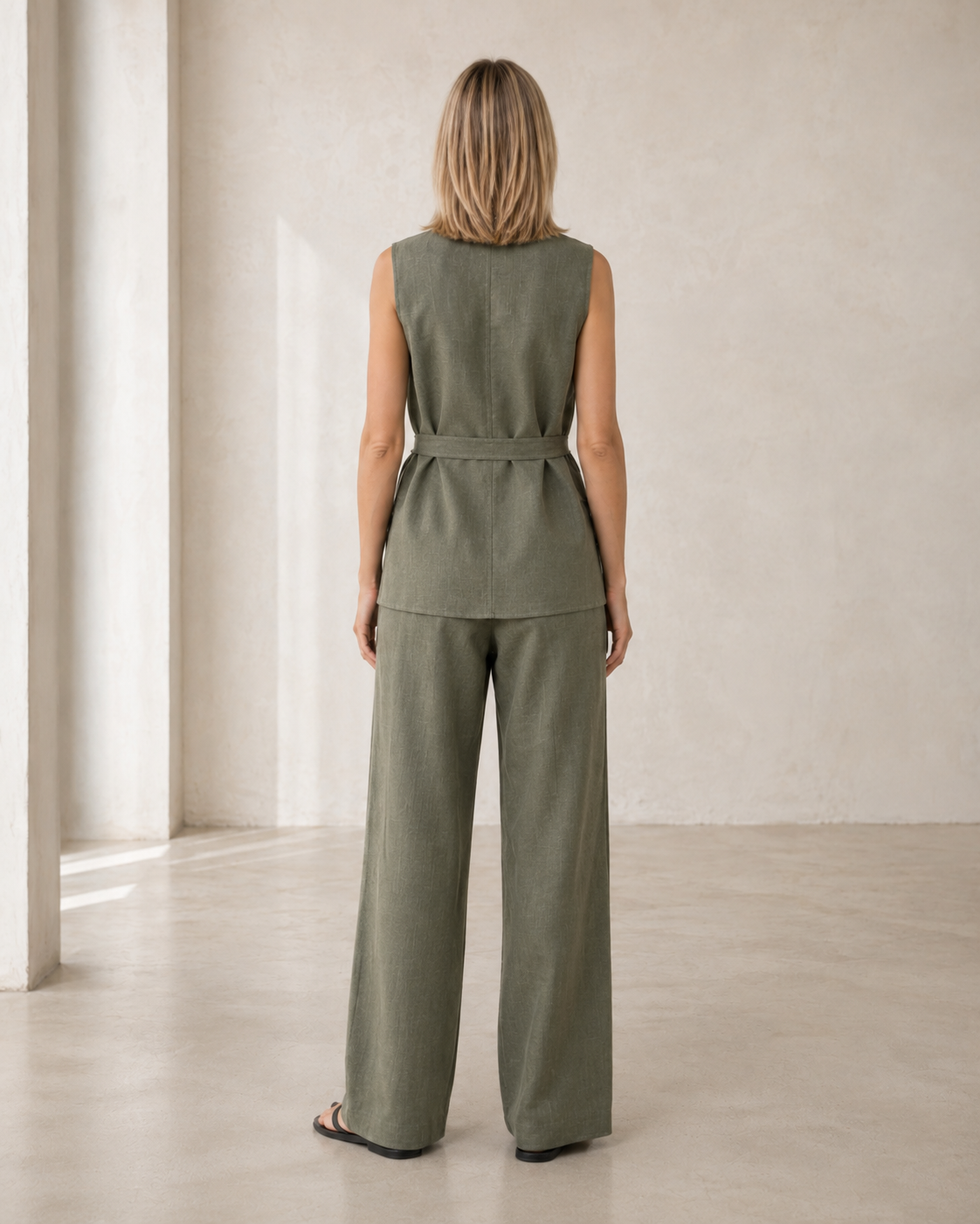 Positano Set, Khaki Green