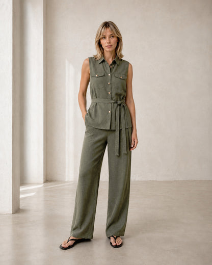 Positano Set, Khaki Green