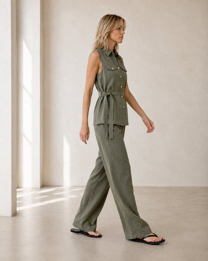 Positano Set, Khaki Green
