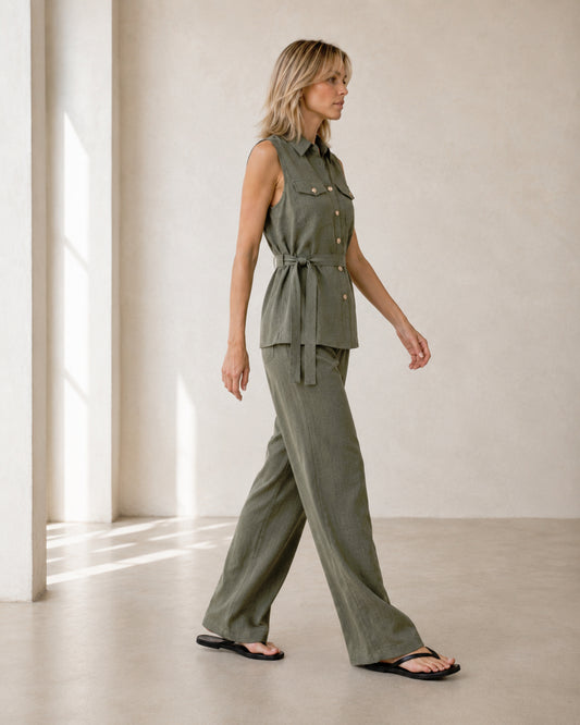 Positano Set, Khaki Green